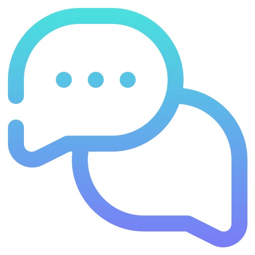 Chat Generic Gradient icon