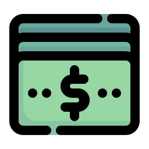 dinero Generic Outline Color icono