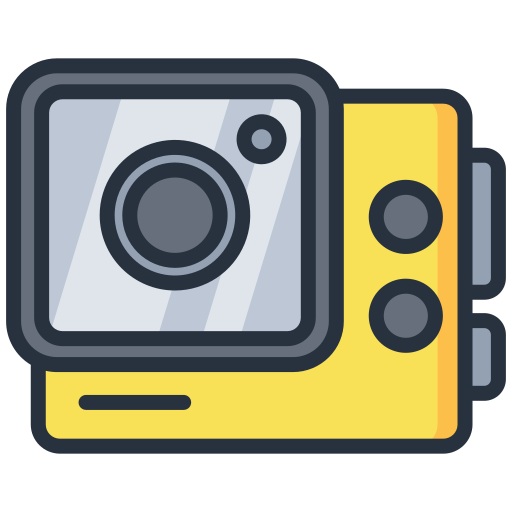 アクションカメラ Generic Outline Color icon