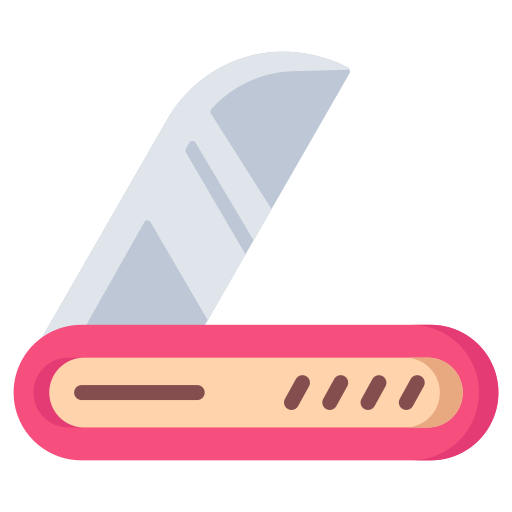cuchillo del ejército suizo Generic Flat icono