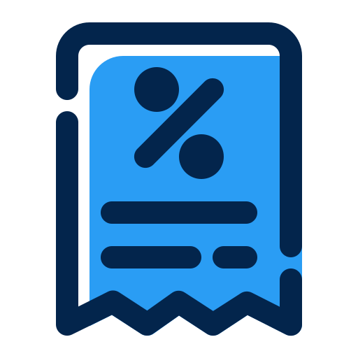 Invoice Generic Color Omission icon