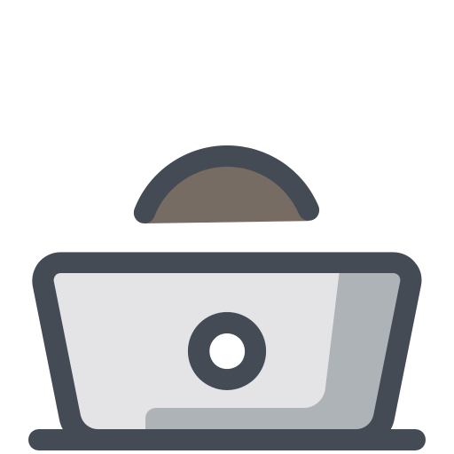 laptop Sergei Kokota Lineal Color icon