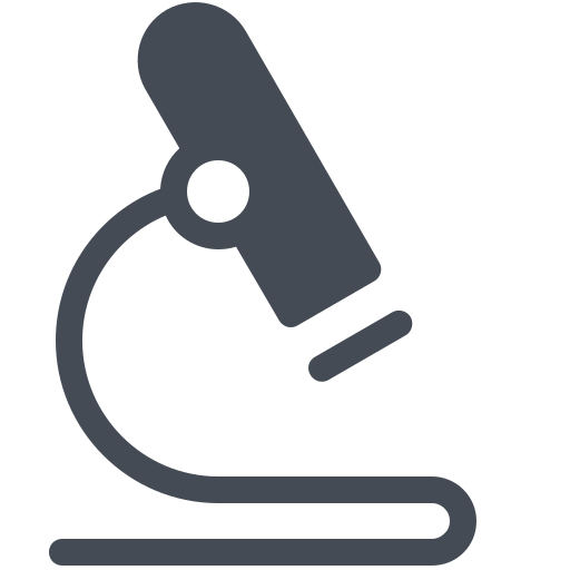 mikroskop Sergei Kokota Lineal Color ikona
