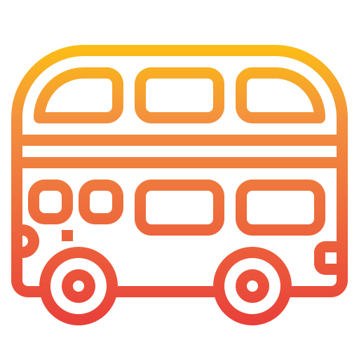 autobús itim2101 Gradient icono