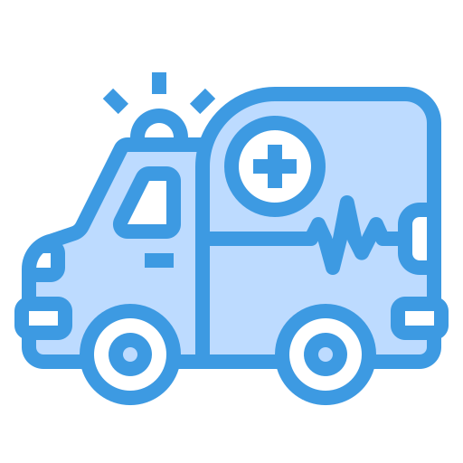 krankenwagen itim2101 Blue icon