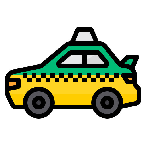 taxi itim2101 Lineal Color ikona