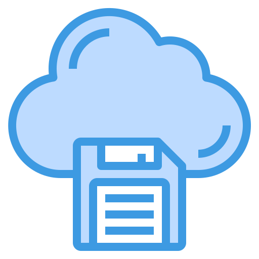 almacenamiento en la nube itim2101 Blue icono