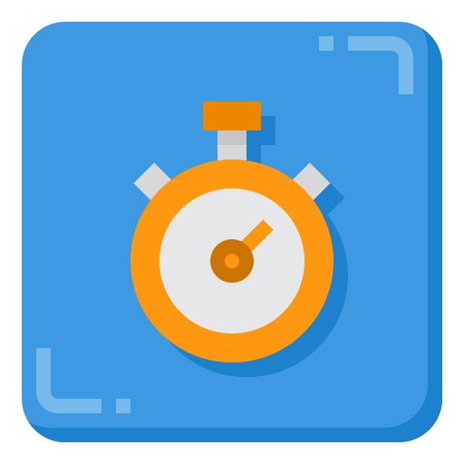 Stopwatch itim2101 Flat icon