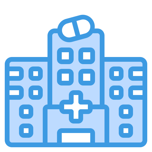 Hospital itim2101 Blue icon