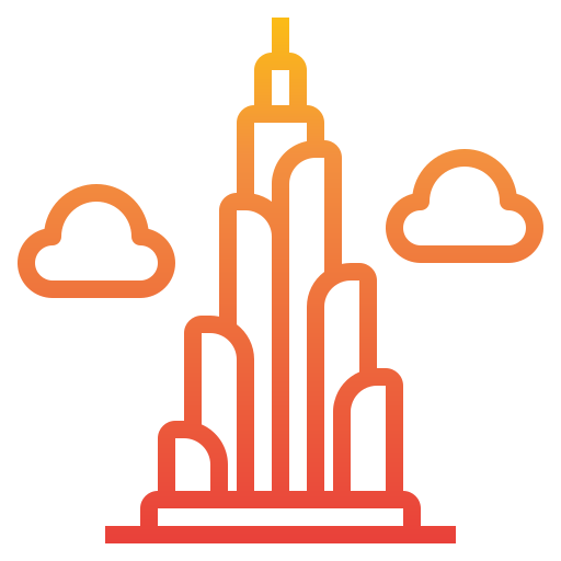 Skyscraper itim2101 Gradient icon