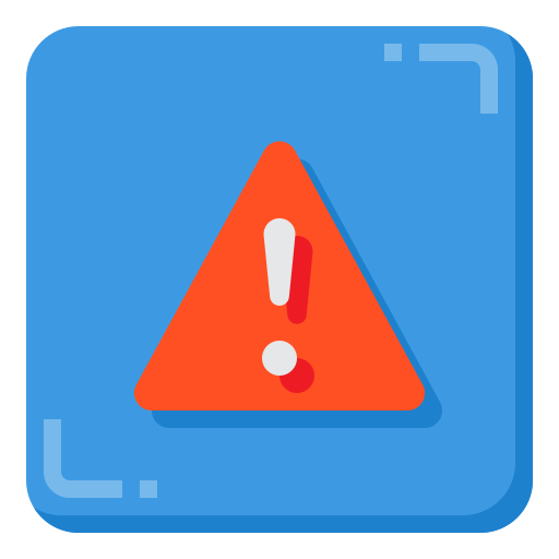 waarschuwing itim2101 Flat icoon