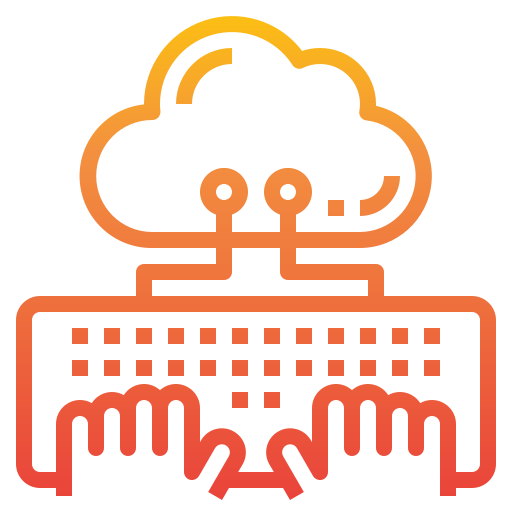 Cloud computing itim2101 Gradient icon