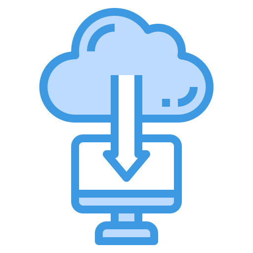 cloud computing itim2101 Blue Icône