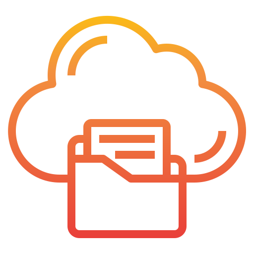 cloud-ordner itim2101 Gradient icon