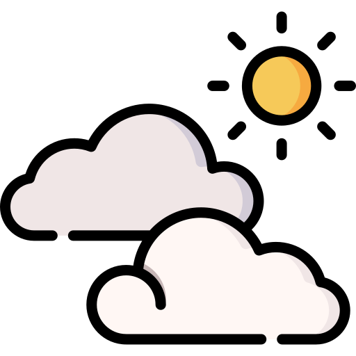 Облака и солнце Special Lineal color иконка