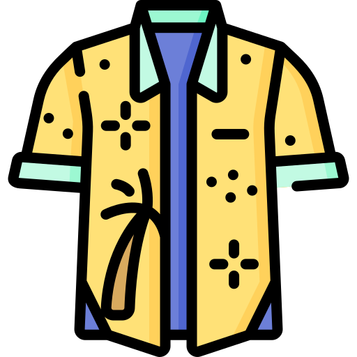 Summer shirt Special Lineal color icon