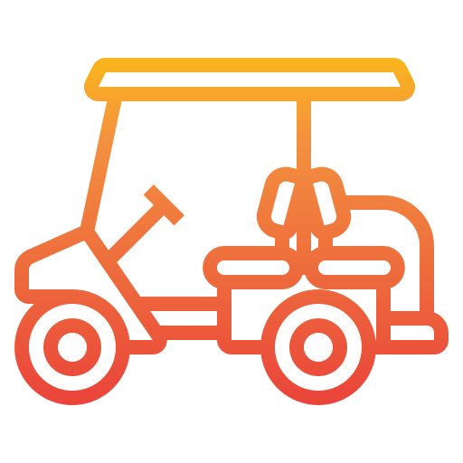 Golf cart itim2101 Gradient icon
