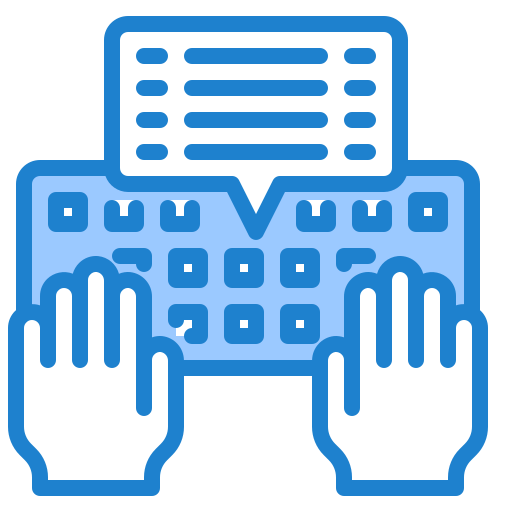 tastatur srip Blue icon