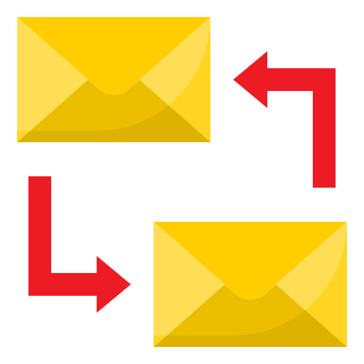 e-mail srip Flat ikona