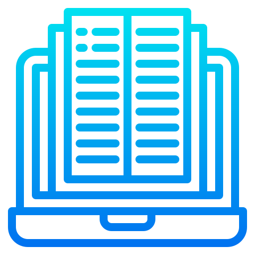 도서 srip Gradient icon