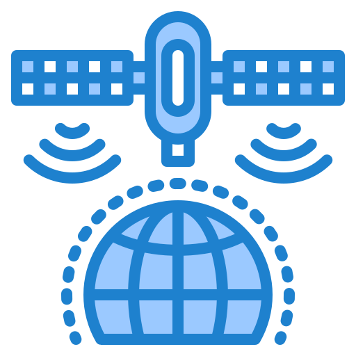 satellit srip Blue icon