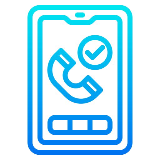 smartfon srip Gradient ikona