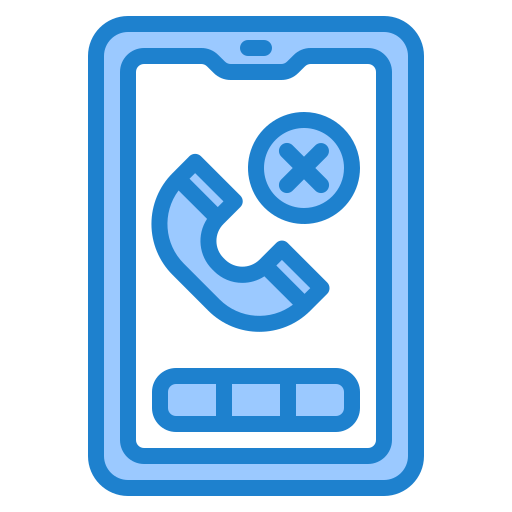 Smartphone srip Blue icon