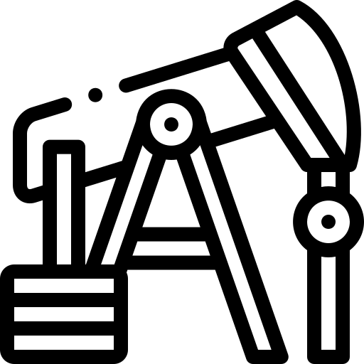 oliepomp Detailed Rounded Lineal icoon