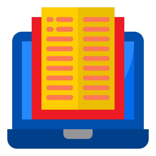 Book srip Flat icon