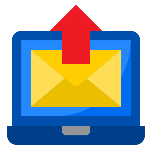 correo electrónico srip Flat icono