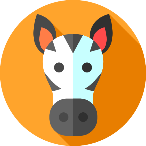 Zebra Flat Circular Flat icon