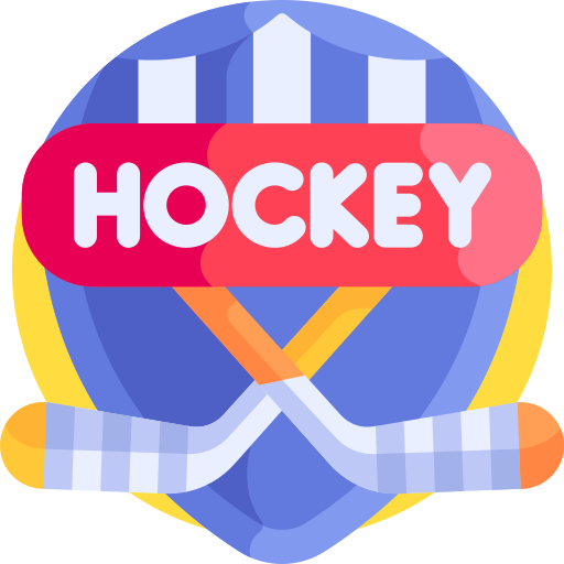 hockey Detailed Flat Circular Flat icona