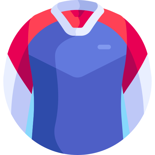Hockey jersey Detailed Flat Circular Flat icon
