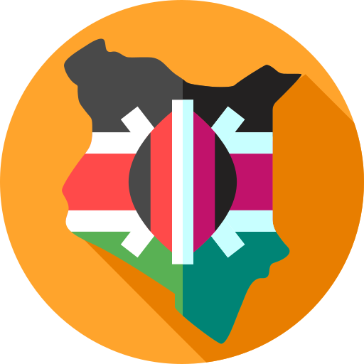 ケニア Flat Circular Flat icon