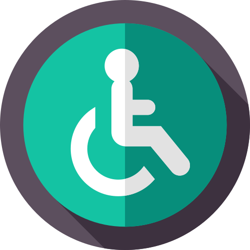 Disabled Flat Circular Flat icon