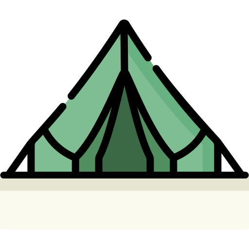 acampar Special Lineal color icono