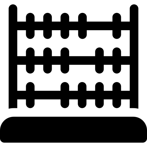 liczydło Basic Rounded Filled ikona