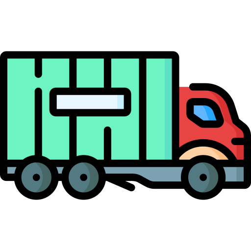 Cargo truck Special Lineal color icon
