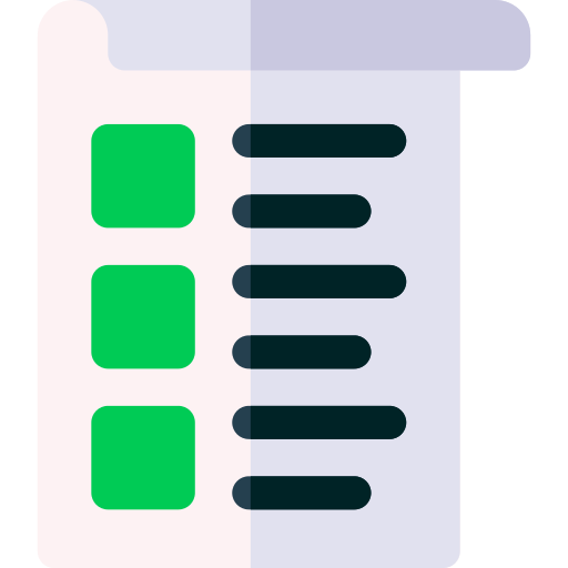 List Basic Rounded Flat icon