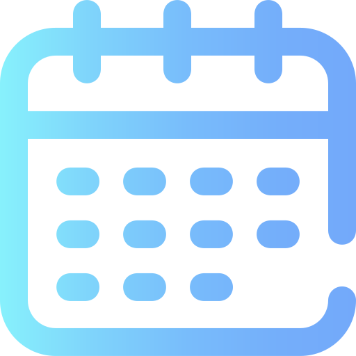kalender Super Basic Omission Gradient icoon