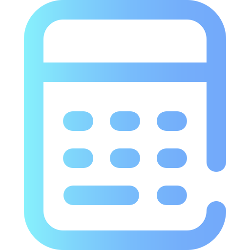 calcolatrice Super Basic Omission Gradient icona