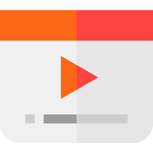 youtube Basic Straight Flat icono