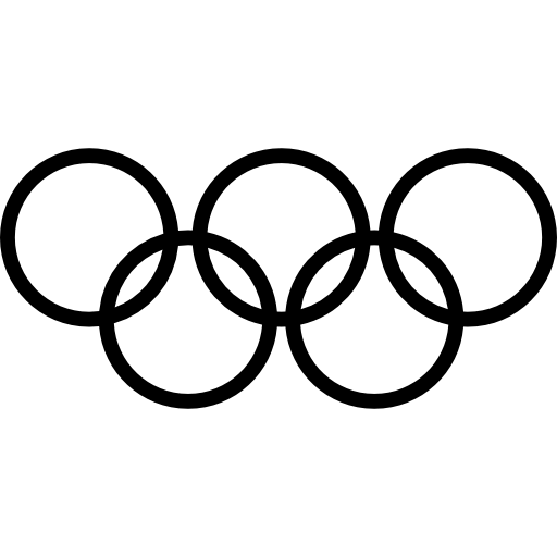 logo dei giochi olimpici  icona