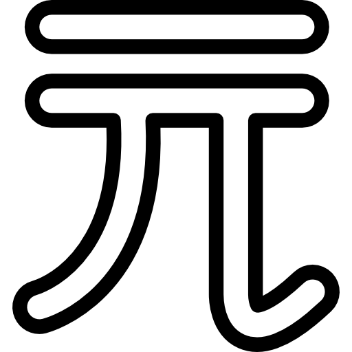 símbolo del nuevo dólar de taiwán  icono
