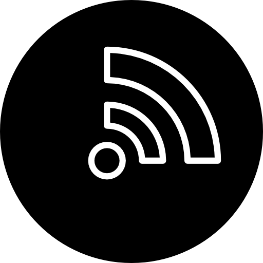 Wireless internet connection symbol  icon