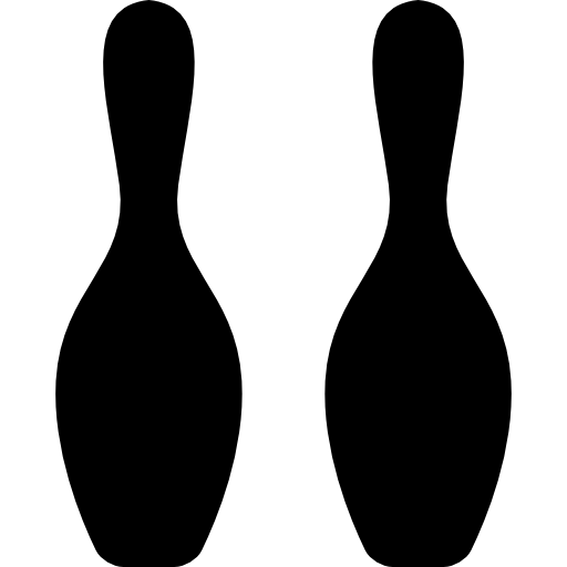 bowlingschalen silhouette  icon