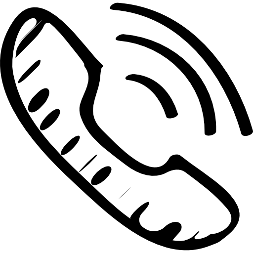 szkicowany wariant logo viber  ikona
