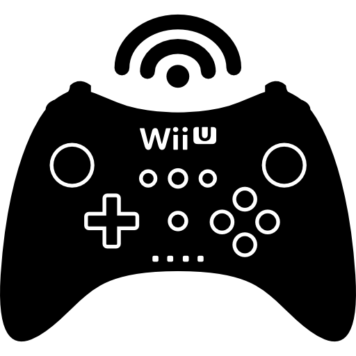 herramienta de control de juegos inalámbrica wii u  icono