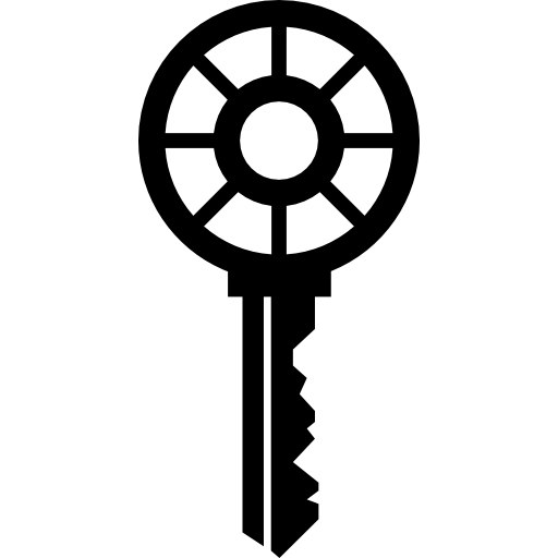 Wheel key design  icon