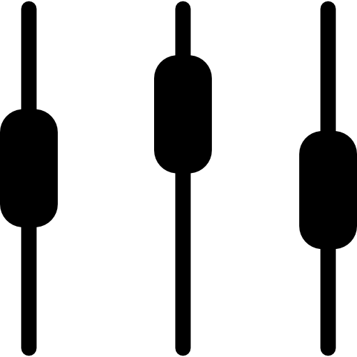 símbolo da interface do gráfico de box plot  Ícone